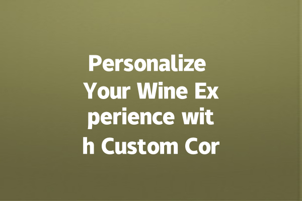 Personalize Your Wine Experience with Custom Corkscrews!
